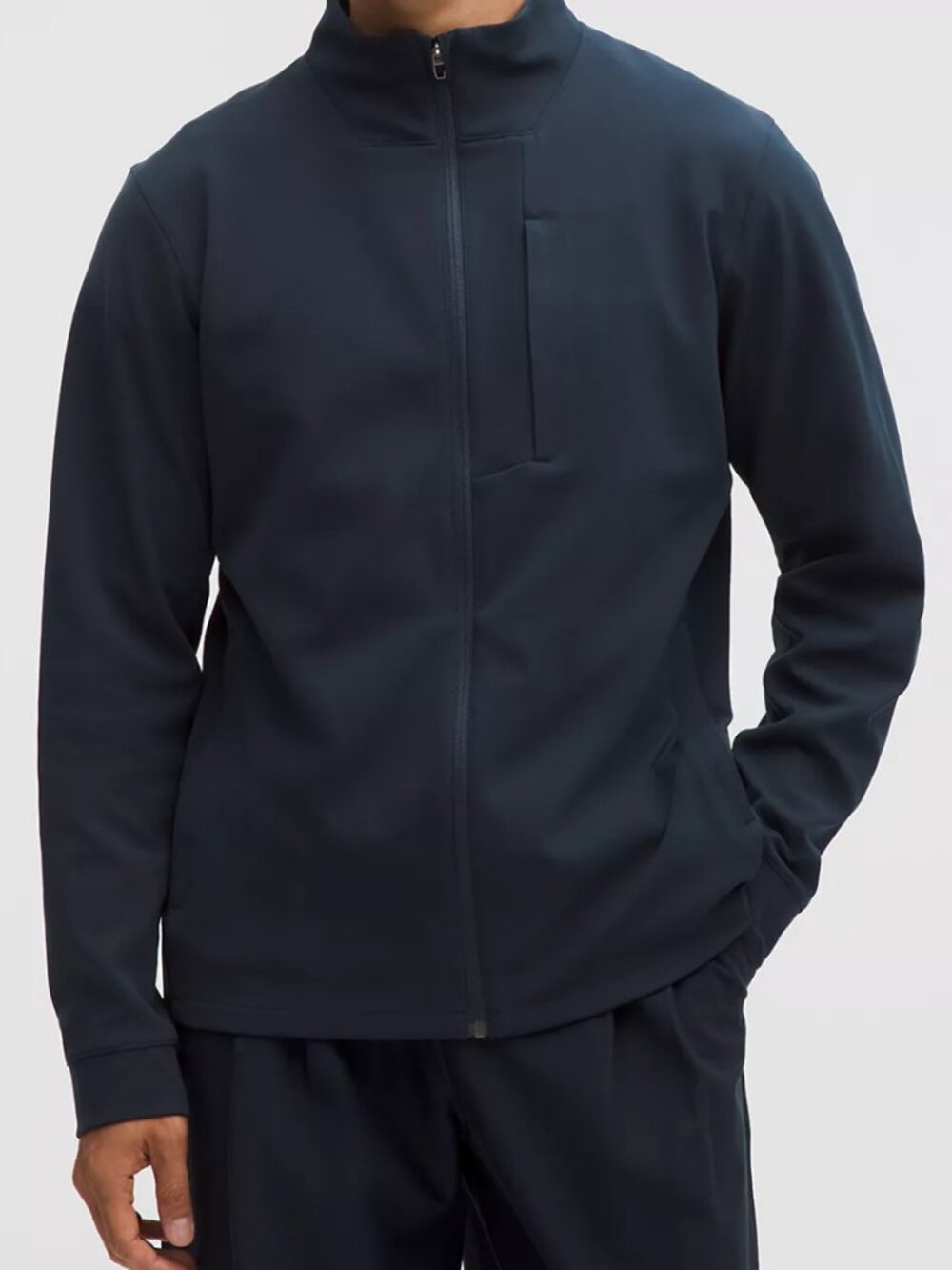 NWT Lululemon Sojourn Jacket Mens Small True Navy Blue Warpstreme Full Zip Track